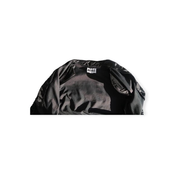 🖤 Vintage Niki Originals 2-piece Black Velvet Dress with Sheer Sleeve Jacket 🖤 - Picture 15 of 16